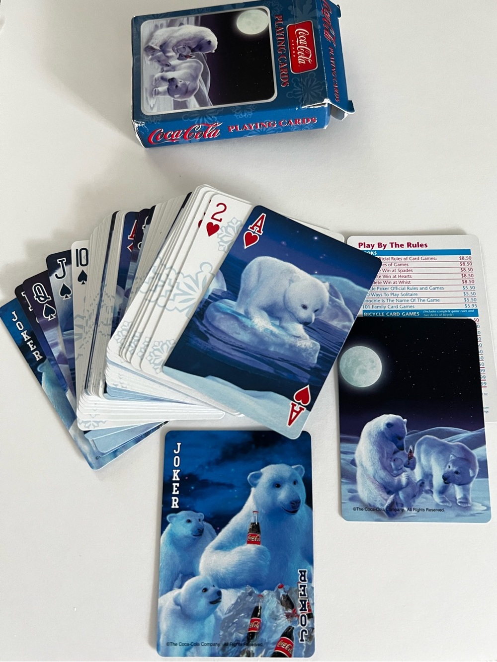 Coca Cola Polar Bear Playing Cards
